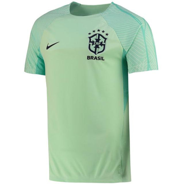 Camisa Pré-jogo Seleção Brasil 2022 Nike - Verde Claro - DA Sports Oficial