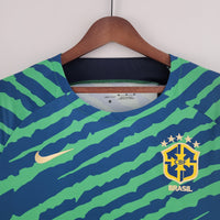 Camiseta Selección Brasil 2022 - Vert et Azul - Édition Spéciale