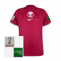 Camiseta Selección Catar Home 2022 [Com Patch] - Vinho