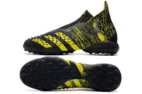 Zapatillas Société Predator Freak + FG Black/Yellow - Cano Alto