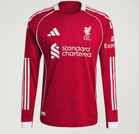 Camiseta Manga Larga Liverpool Home 25/26