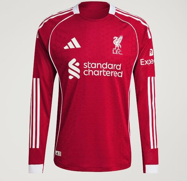 Camiseta Manga Larga Liverpool Home 25/26