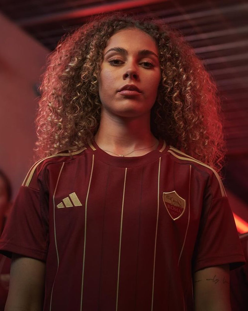 Camiseta femenina primera equipación AS Roma 24/25, versión hincha