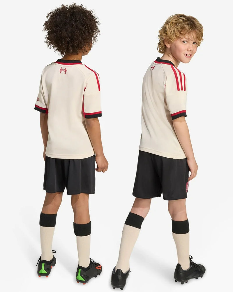 Conjunto para niño/niña Liverpool Away 25/26 - Con medias