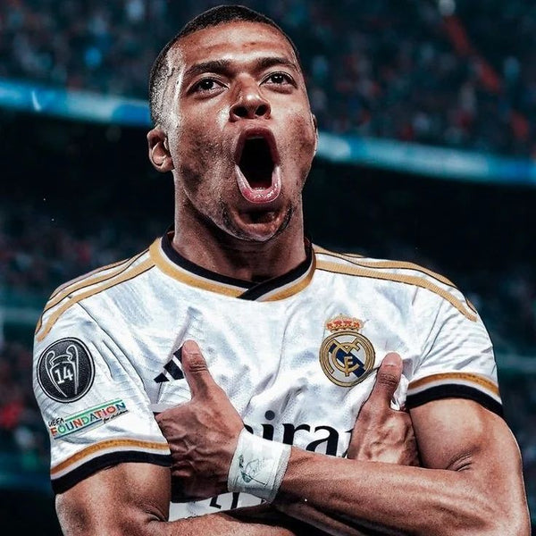 Camiseta Real Madrid I - 24/25 Adidas - MBappé, número 9 - Hincha - Hombre