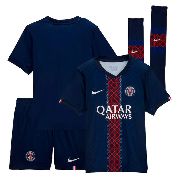 Conjunto para Niño/Niña PSG Home 25/26 - Con Medias