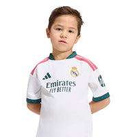 Conjunto para niño/niña Real Madrid Home 26/27 - Con Medias