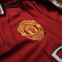 Camiseta retro Manchester United Home Manga Larga 98/99 - Con Patch