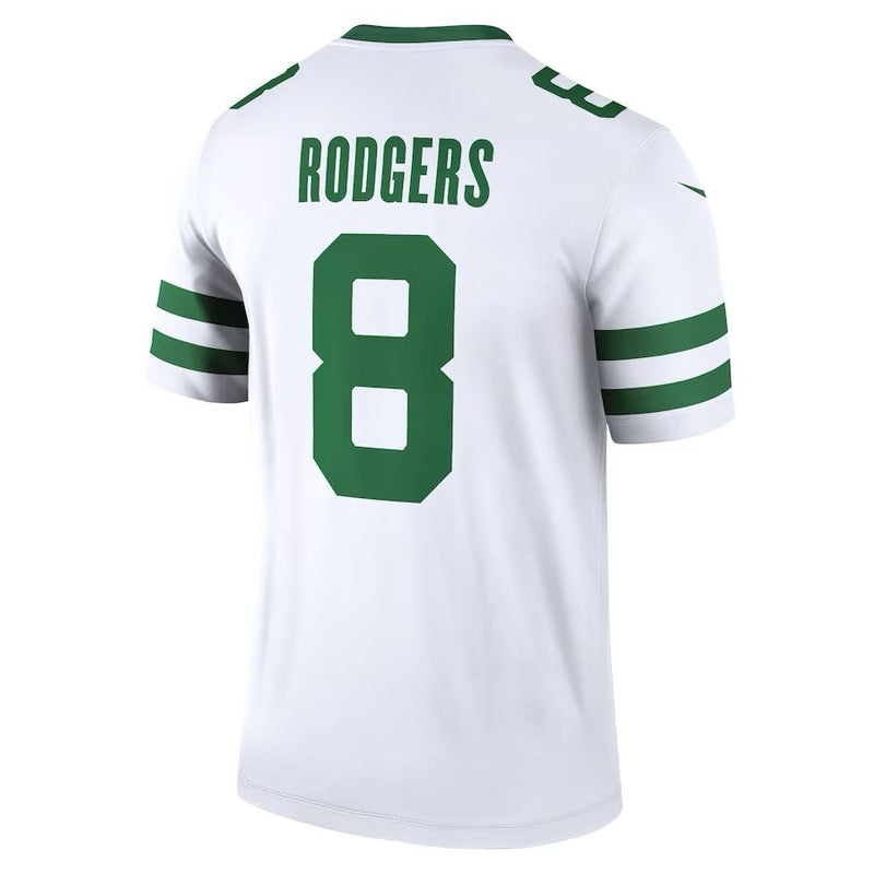 New York Jets Aaron Rodgers - White Jersey