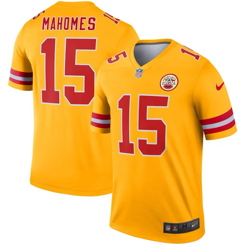 Kansas City Chiefs Patrick Mahomes - Yellow Jersey