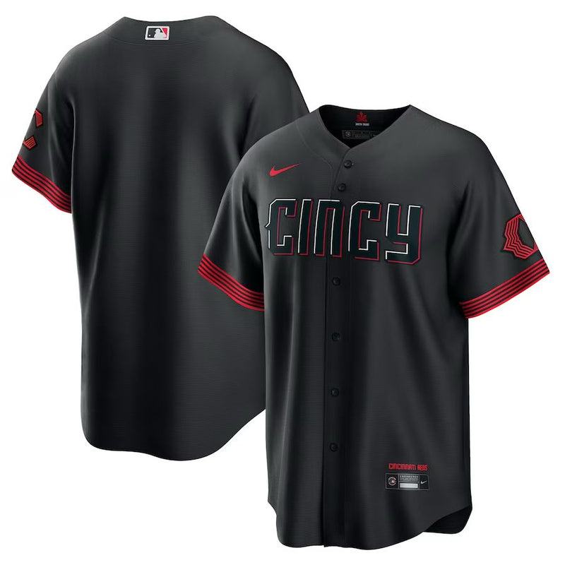 Cincinnati Reds – Blank Black Jersey