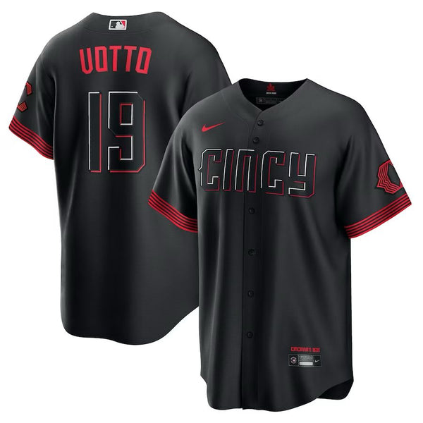 Cincinnati Reds Joey Votto – Black Jersey