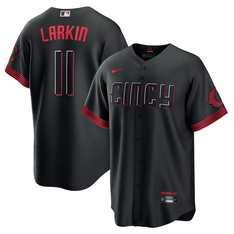 Cincinnati Reds Barry Larkin – Black Jersey