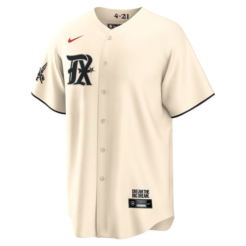 Texas Rangers – Blank Cream Jersey