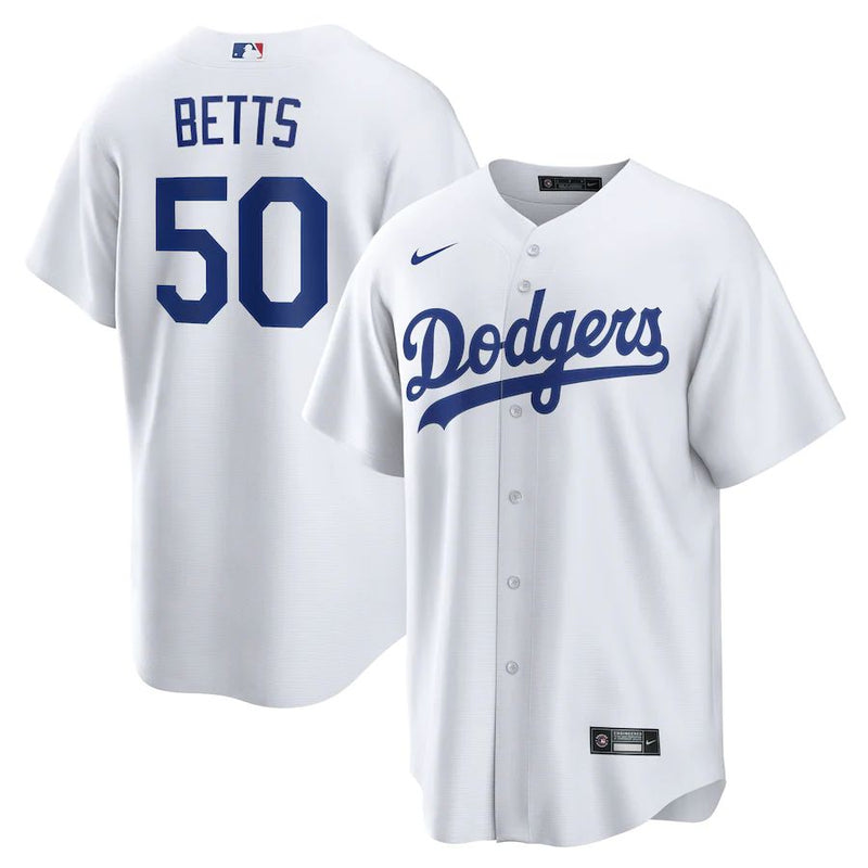 Los Angeles Dodgers Mookie Betts – White Jersey