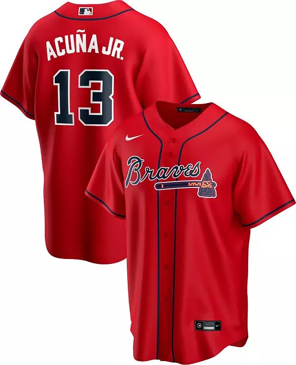 Atlanta Braves Ronald Acuna Jr – Red Jersey