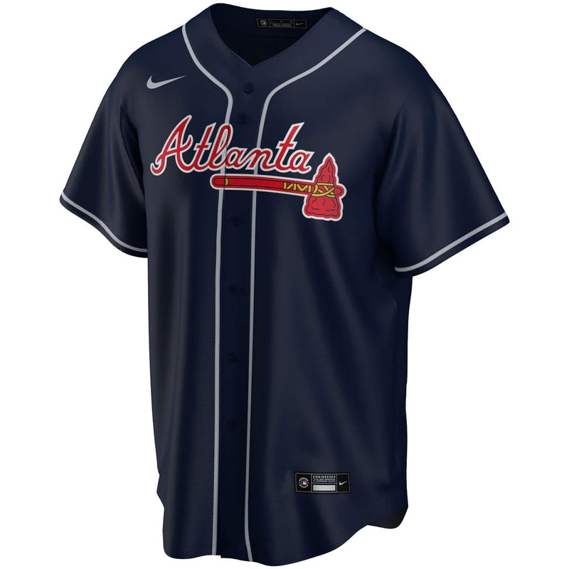 Atlanta Braves Ronald Acuna Jr – Navy Jersey