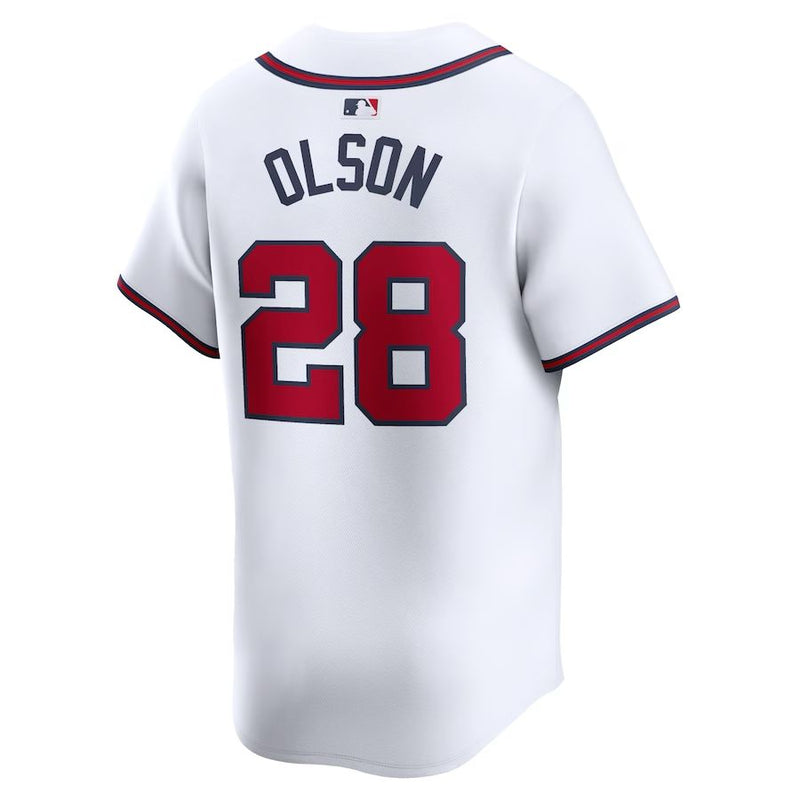 Atlanta Braves Matt Oslon – White/Red Jersey