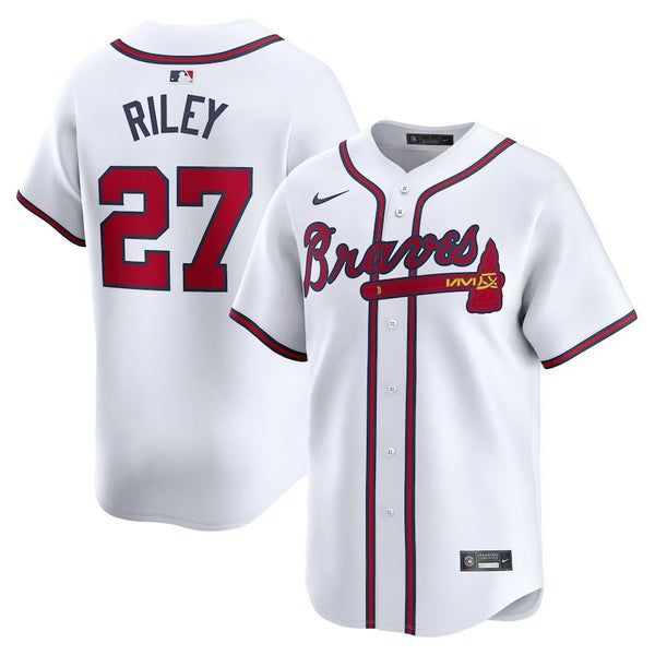 Atlanta Braves Austin Riley – White/Red Jersey