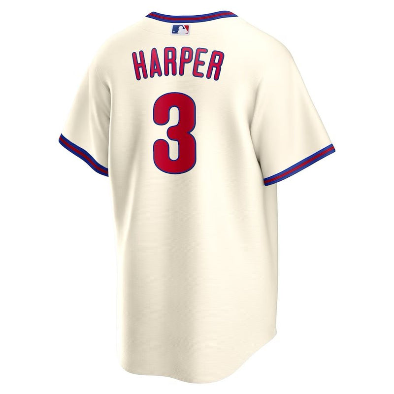 Philadelphia Phillies Bryce Harper – Cream Jersey