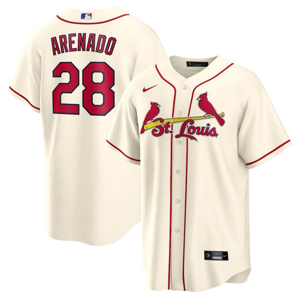 St Louis Cardinals Nolan Arenado – Cream Jersey