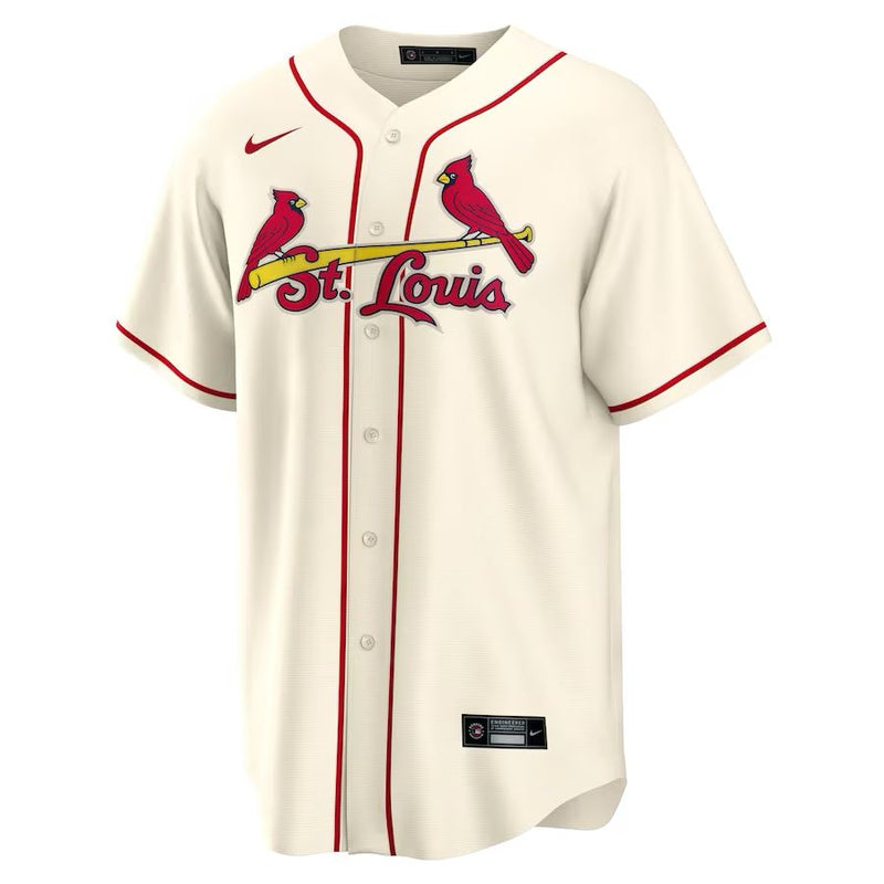 St Louis Cardinals Yadier Molina – Cream Jersey