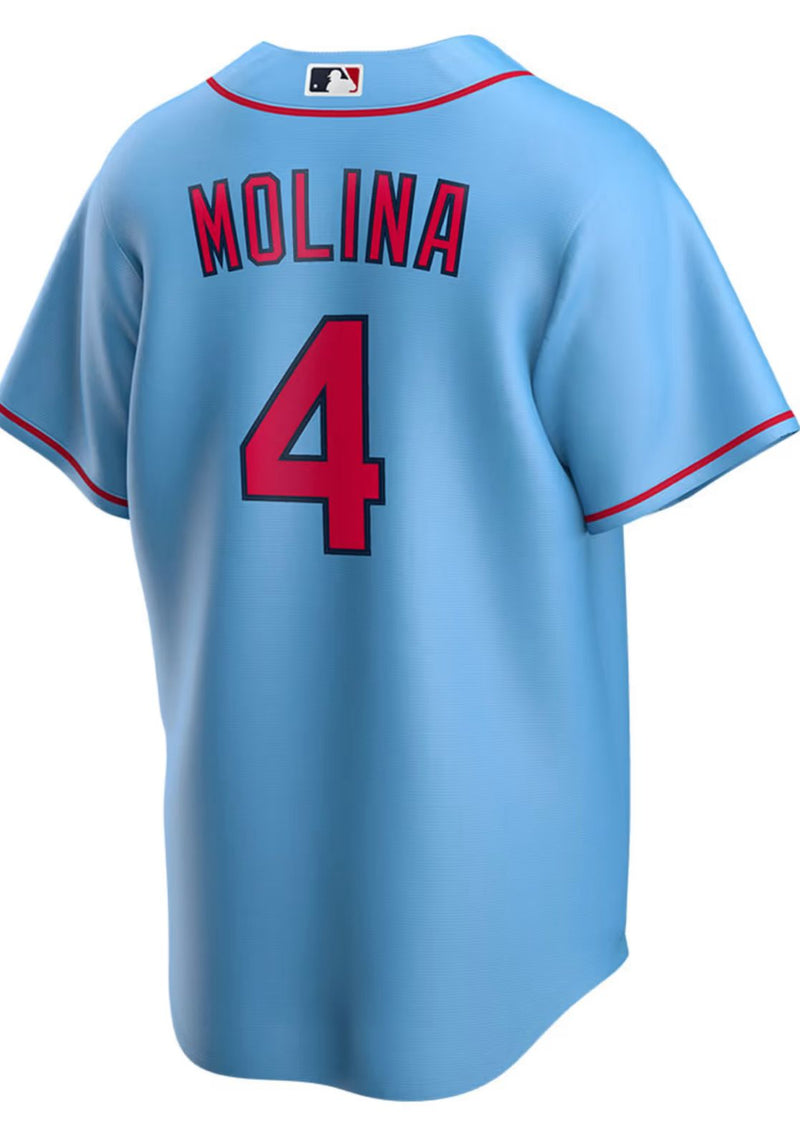 St Louis Cardinals Yadier Molina – Light Blue Jersey