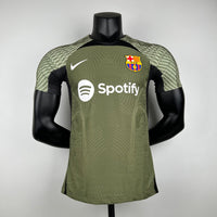 Camiseta Barcelona Treino Jugador 23/24 - Musgo