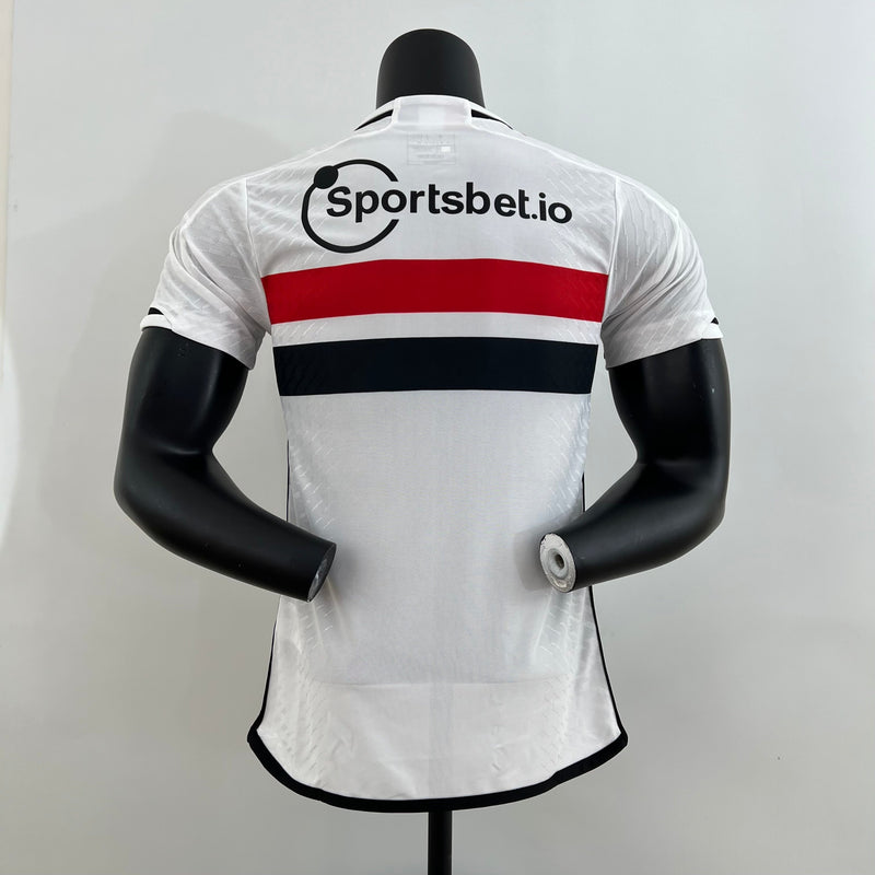 Camiseta São Paulo Home 23/24 Blanca Homme Jugador