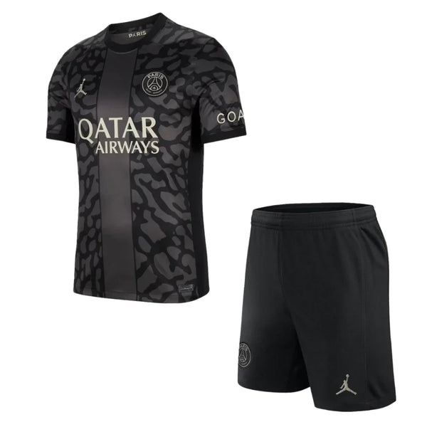 Conjunto para niño/niña PSG III 23/24 - Negra