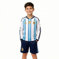 Conjunto para niño/niña Argentina Home 26/27 - Manga Larga