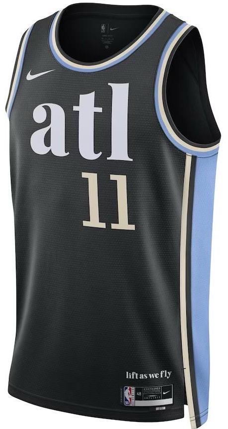 Atlanta Hawks Trae Young Black 2023/24 Jersey - City Edition