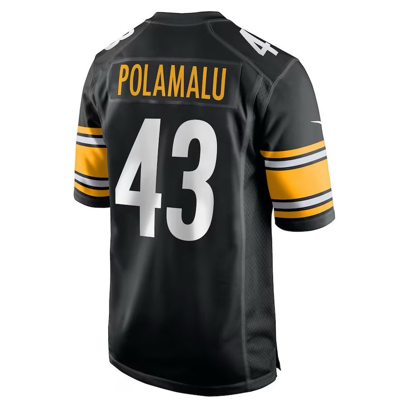 Pittsburgh Steelers Troy Polamalu - Mitchell & Ness Black Jersey