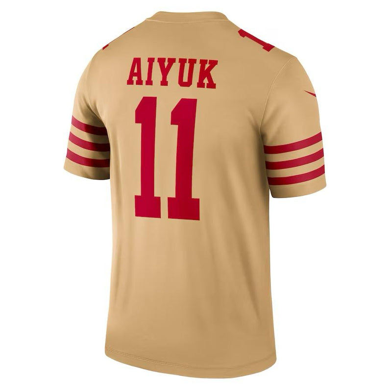 San Francisco 49ers Brandon Aiyuk – Gold Jersey