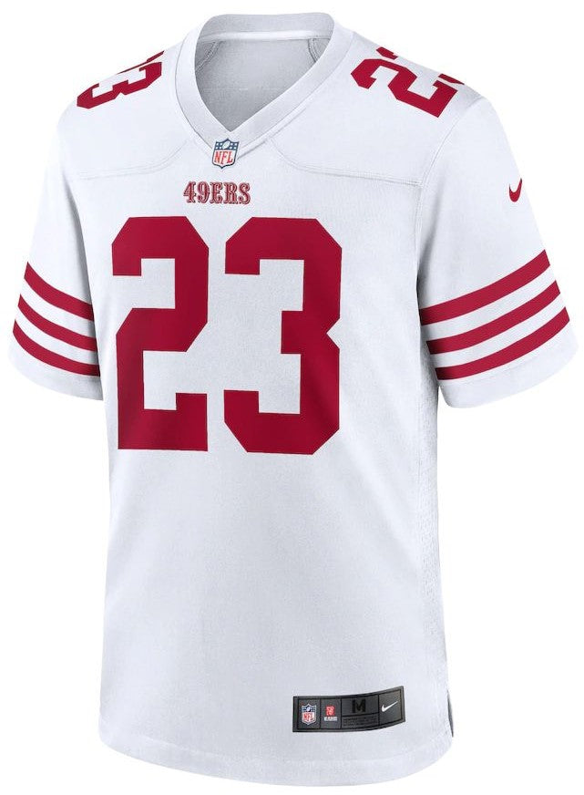 San Francisco 49ers Christian McCaffrey – White Jersey