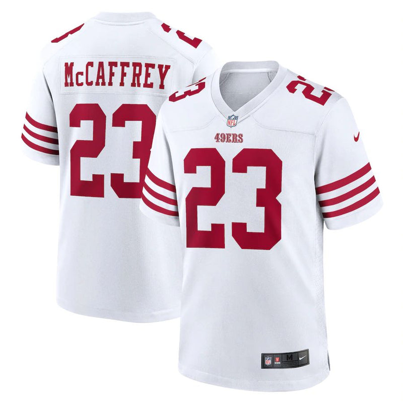 San Francisco 49ers Christian McCaffrey – White Jersey