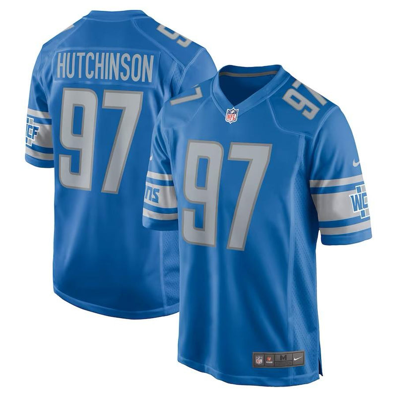 Detroit Lions Aidan Hutchinson – Blue Jersey