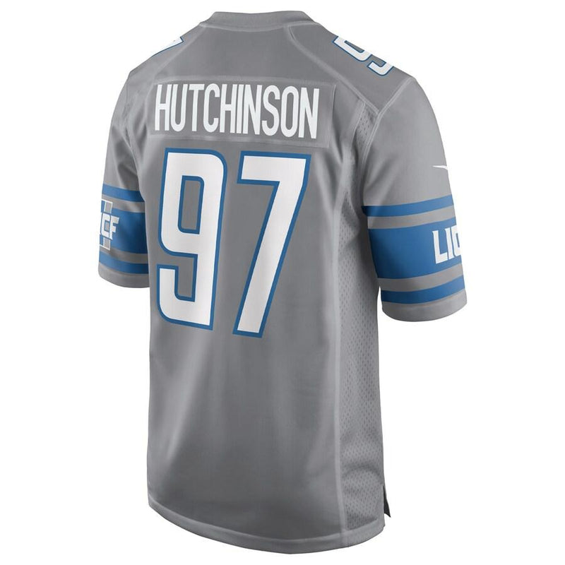 Detroit Lions Aidan Hutchinson – Silver Jersey