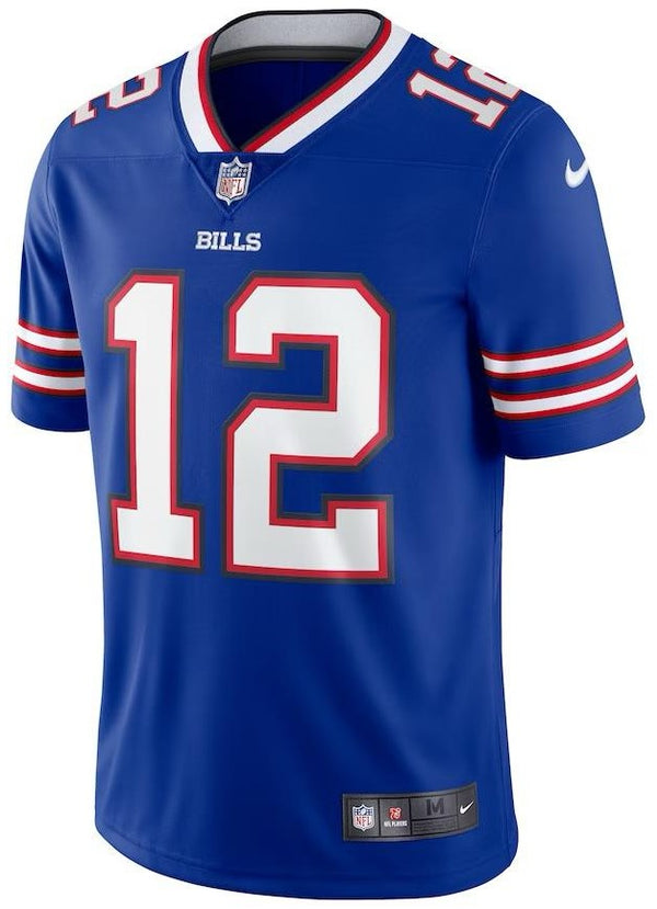 Buffalo Bills Jim Kelly – Throwback Retirojo Royal Jersey