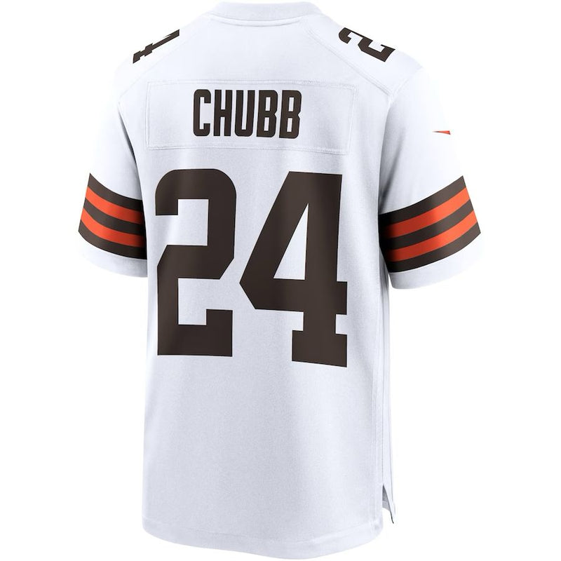 Cleveland Browns Nick Chubb – White Jersey