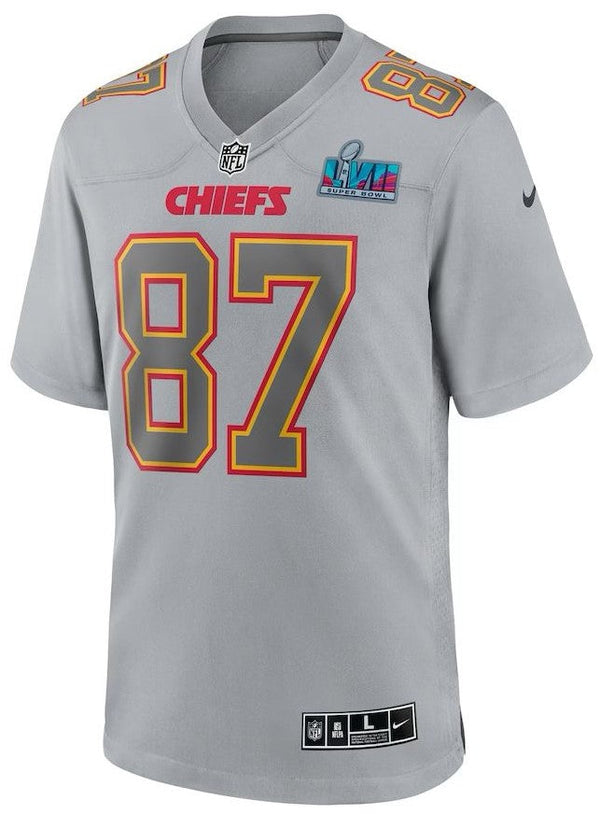 Kansas City Chiefs Travis Kelce – Super Bowl LVII Gray Jersey