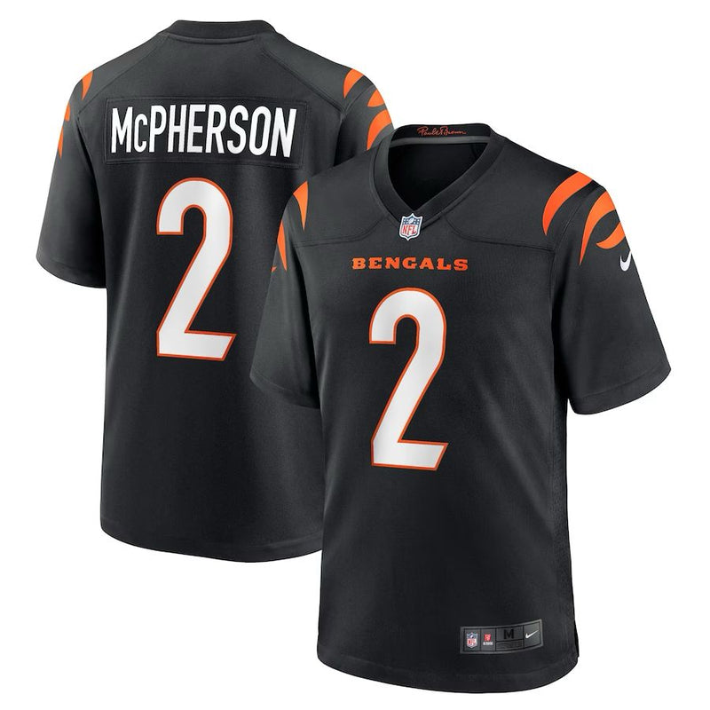 Cincinnati Bengals Evan McPherson – Black Jersey