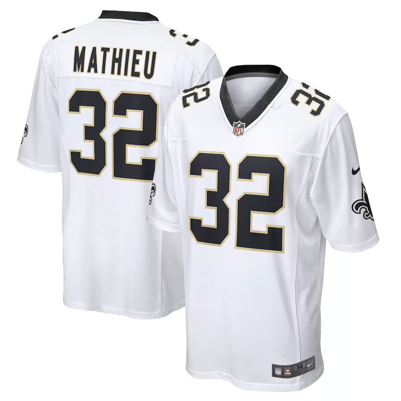 New Orleans Saints Tyrann Mathieu – Alternate White Jersey