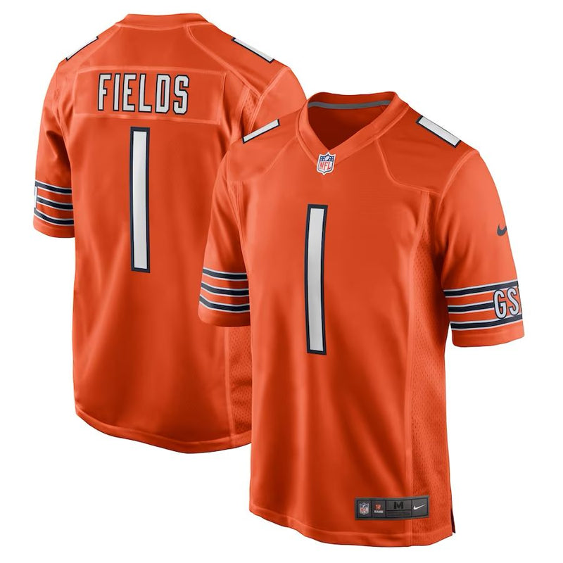 Chicago Bears Justin Fields – Orange Jersey