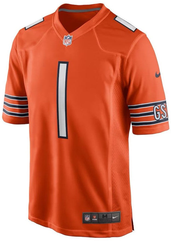 Chicago Bears Justin Fields – Orange Jersey