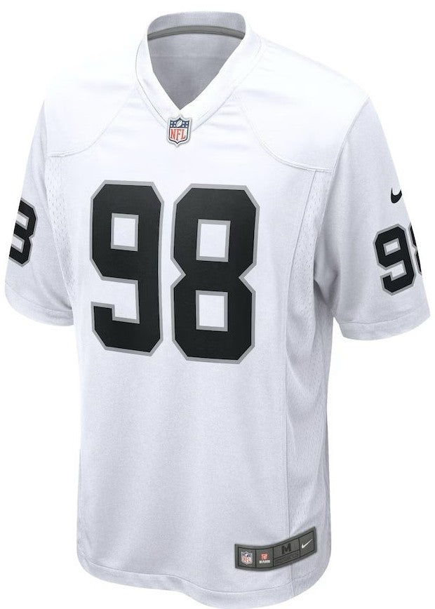 Las Vegas Raiders Maxx Crosby – White Jersey