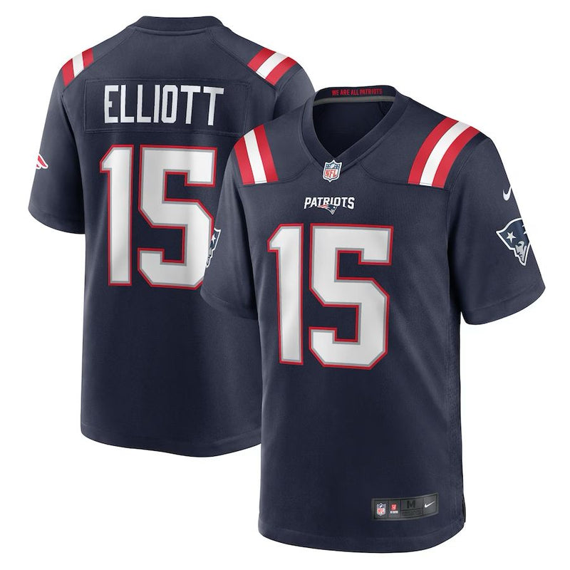 New England Patriots Ezekiel Elliott – Navy Jersey