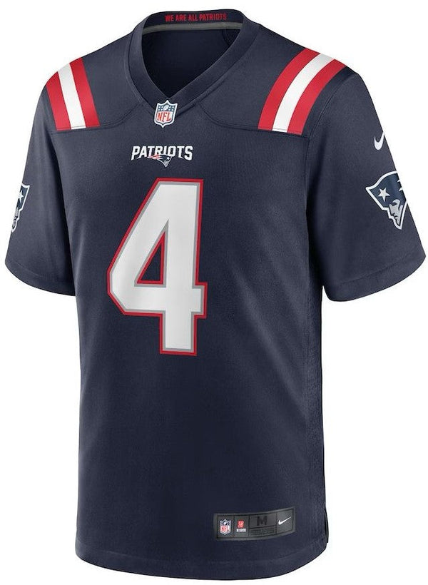 New England Patriots Bailey Zappe – Navy Jersey