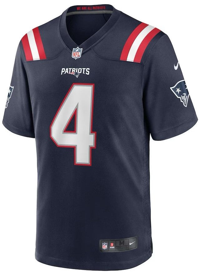 New England Patriots Bailey Zappe – Navy Jersey