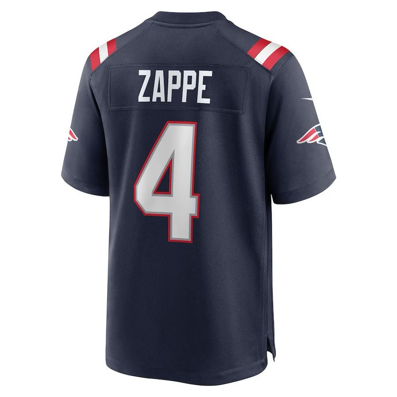 New England Patriots Bailey Zappe – Navy Jersey